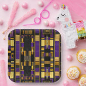 Luxe Afrikaans Caribisch erfgoed Multicolor Papieren Bordje (Feest)