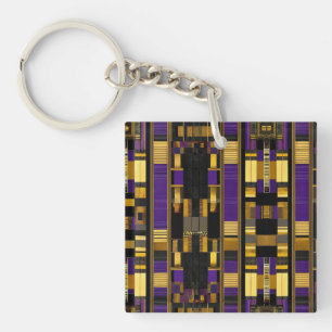 Luxe Afrikaans Caribisch erfgoed Multicolor Sleutelhanger