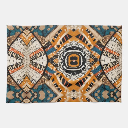 Luxe Afrikaans-Caribisch erfgoed Theedoek (Horizontaal)