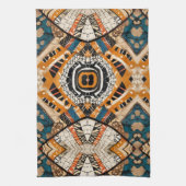 Luxe Afrikaans-Caribisch erfgoed Theedoek (Verticaal)