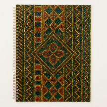 Luxe Afrikaanse Agenda Planner Gebeaded Kente