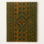 Luxe Afrikaanse Agenda Planner Gebeaded Kente (Achterkant)
