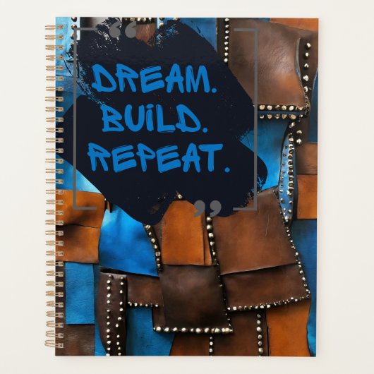 Luxe Afrikaanse Caribische erfgoed gemengde media Planner (Voorkant)