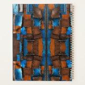 Luxe Afrikaanse Caribische erfgoed gemengde media Planner (Achterkant)