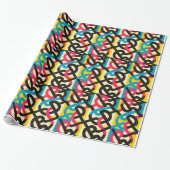 Luxe Afrikaanse Gift Wrap Sheet, Modern Creatief, Cadeaupapier (Uitgerold)