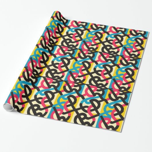 Luxe Afrikaanse Gift Wrap Sheet, Modern Creatief, Cadeaupapier (Uitgerold)
