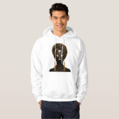Luxe Afro Kunst Mode Hoodie (Voorkant volledig)