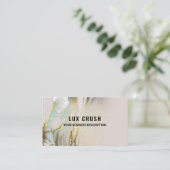 Luxe alcoholinkt huidverzorging en schoonheid visitekaartje (Staand voorkant)