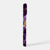 Luxe Amethyst Marmer Geode iPhone 15 Case (Rechterkant)