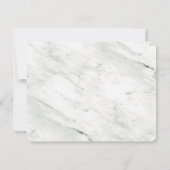 Luxe Ampersand Sage Green Marble & Full Photo Save The Date (Achterkant)