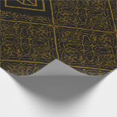 Luxe Andalusisch Goud Inpakpapier – Geometrisch (Hoek)