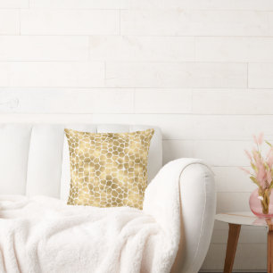 LUXE ANIMAAL GOLD PEBBLE PILLOW KUSSEN