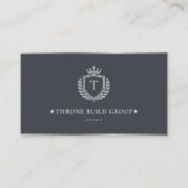 Luxe Architect Ondernemer Bouw Crest Visitekaartje (Voorkant)