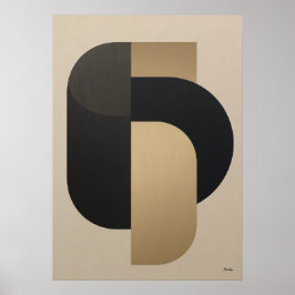 Luxe Architecturale Geometrie Nr. 03 – Japandi Kun Poster