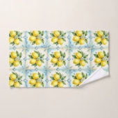 Luxe Art Deco citroenen diamanten Bad Handdoek (Handdoek)