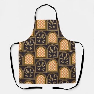 Luxe Art Deco geometrisch bloemmotief naadloos pat Schort