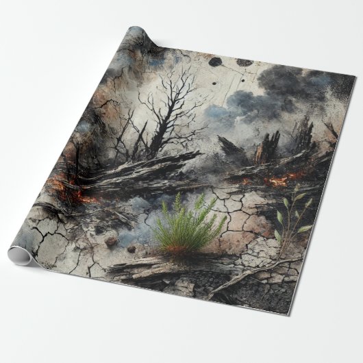 Luxe Artistiek Inpakpapier (Uitgerold)