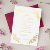 Luxe Artistieke Botanische Bloemen Paisley Wedding