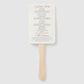 Luxe Artistieke Botanische Bloemen Paisley Wedding Handwaaier (Achterkant)