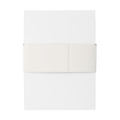 Luxe Artistieke Botanische Bloemen Paisley Wedding Uitnodigingen Wikkel (Achterkant Voorbeeld)