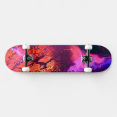 Luxe aurora-geïnspireerde kunst persoonlijk skateboard (Horizontaal)