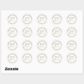 Luxe Authenticiteitscertificaat Sticker | Ivoor (Vel)