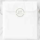 Luxe Authenticiteitscertificaat Sticker | Ivoor (Tas)
