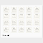 Luxe Authenticiteitscertificaat Sticker | Ivory (Vel)