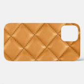 Luxe auto bruin leer, interieur textuur. Case-Mate iPhone case (Achterkant (horizontaal))
