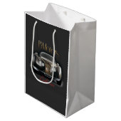 Luxe auto grafisch concept op Gift Bag Medium Cadeauzakje (Voorkant Gekanteld)