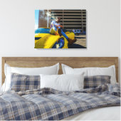 Luxe auto uitgerekte canvasprint canvas afdruk (Insitu (Slaapkamer))