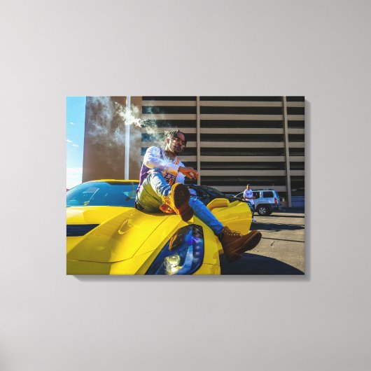 Luxe auto uitgerekte canvasprint canvas afdruk (Voorkant)