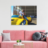 Luxe auto uitgerekte canvasprint canvas afdruk (Insitu (Woonkamer))