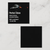 Luxe automatische specificatie van autoreiniging z vierkante visitekaartje (Voorkant / Achterkant)