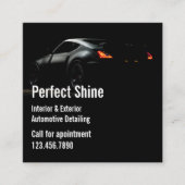Luxe automatische specificatie van autoreiniging z vierkante visitekaartje (Voorkant)