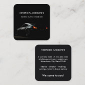 Luxe automatische specificatie van autoreinigingsr vierkante visitekaartje (Voorkant / Achterkant)