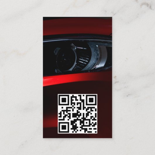 Luxe, automatische specificatie van de QR-code voo Visitekaartje (Achterkant)