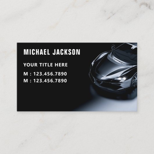 Luxe, automatische specificatie van de QR-code voo Visitekaartje (Voorkant)