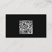 Luxe, automatische specificatie van de QR-code voo Visitekaartje (Achterkant)