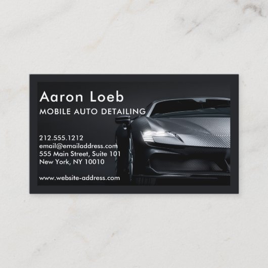 Luxe, automatische specificatie van de QR-code voo Visitekaartje (Voorkant)