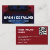 Luxe, automatische specificatie van de QR-code voo Visitekaartje (Voorkant / Achterkant)