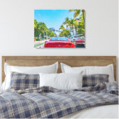 Luxe auto's canvasprint met uitgerekte afbeelding canvas afdruk (Insitu (Slaapkamer))