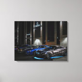 Luxe auto's canvasprint met uitgerekte afbeelding canvas afdruk (Voorkant)