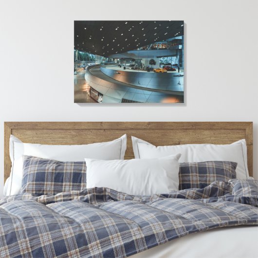 Luxe auto's canvasprint met uitgerekte afbeelding canvas afdruk (Insitu (Slaapkamer))