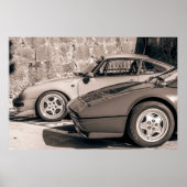 Luxe auto's  foto poster (Voorkant)