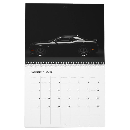 Luxe auto's kalender (Feb 2026)