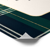 Luxe Baby shower Boy Luier Raffle teken Poster (Hoek)