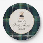 Luxe Baby shower Boy Papieren Bordje (Voorkant)