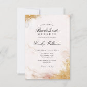 Luxe Bachelorette Weekend Uitnodiging (Voorkant)