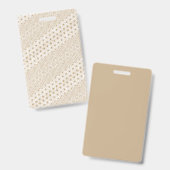 Luxe Badge (Voor- en achterkant)